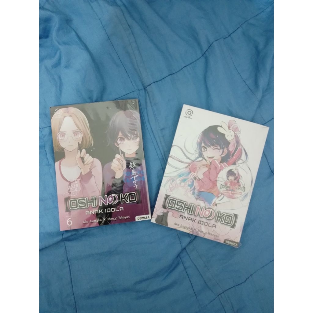 Preloved Komik Oshi No Ko Volume 1, 6 Komik Bekas