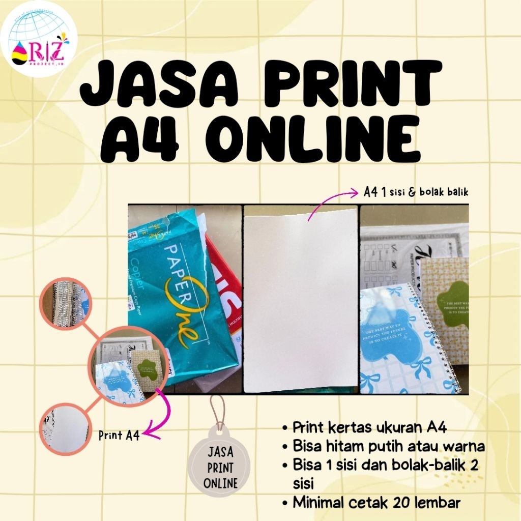 

JASA PRINT A4 HITAM PUTIH DAN WARNA - PENGERJAAN CEPAT MURAH