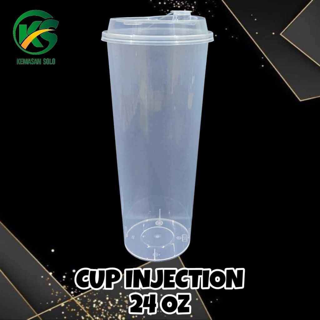 Gelas cup injection 24oz 720ml saja tanpa tutup