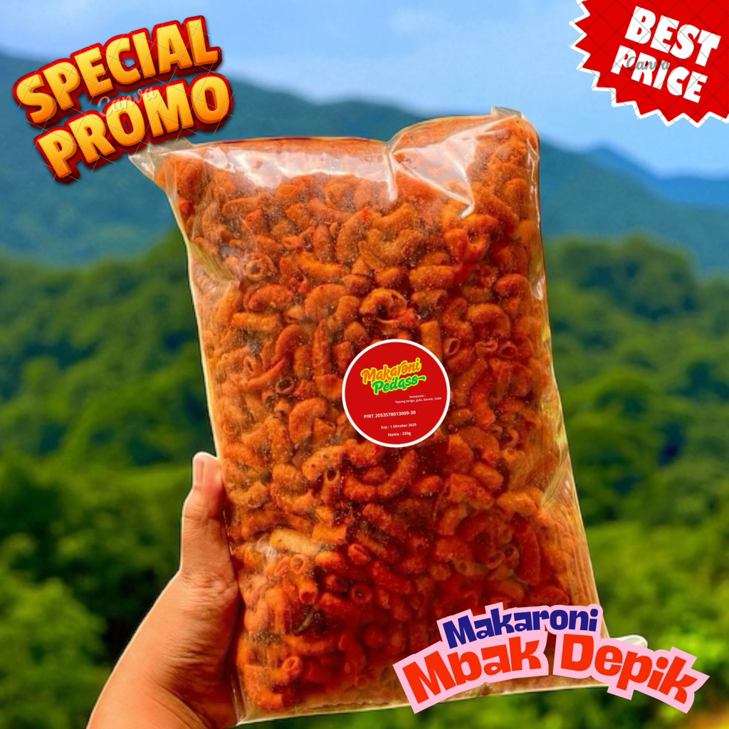 

Makaroni Extrapedas 1/4kg ~ Makaroni extrapedas | Makaroni termurah surabaya
