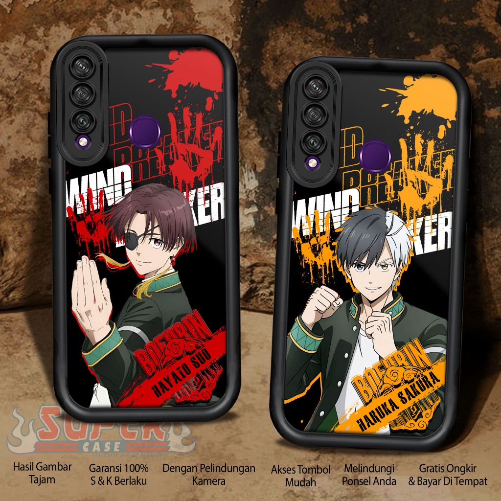 Case Hp For HUAWEI Y6P 2020 WINDBKR SoftCase Glossy casing Handphone Silikon Glass