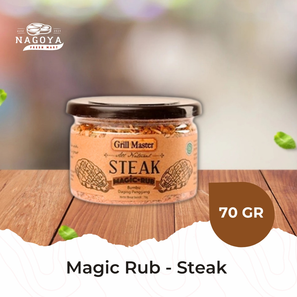 

Magic Rub Steak Jay by Grill Master 70 GR | Bumbu Marinasi