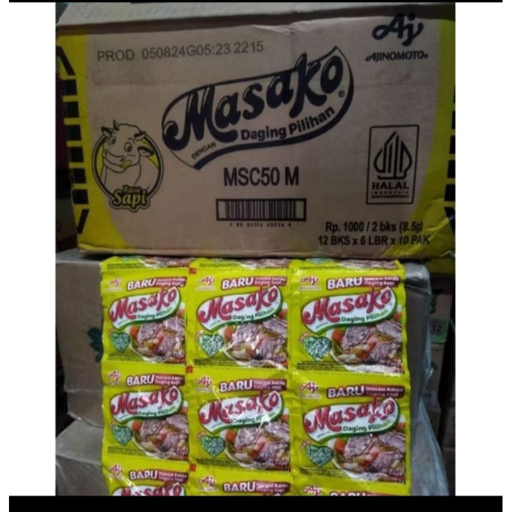 

Masako penyedap masakan rasa ayam dan sapi