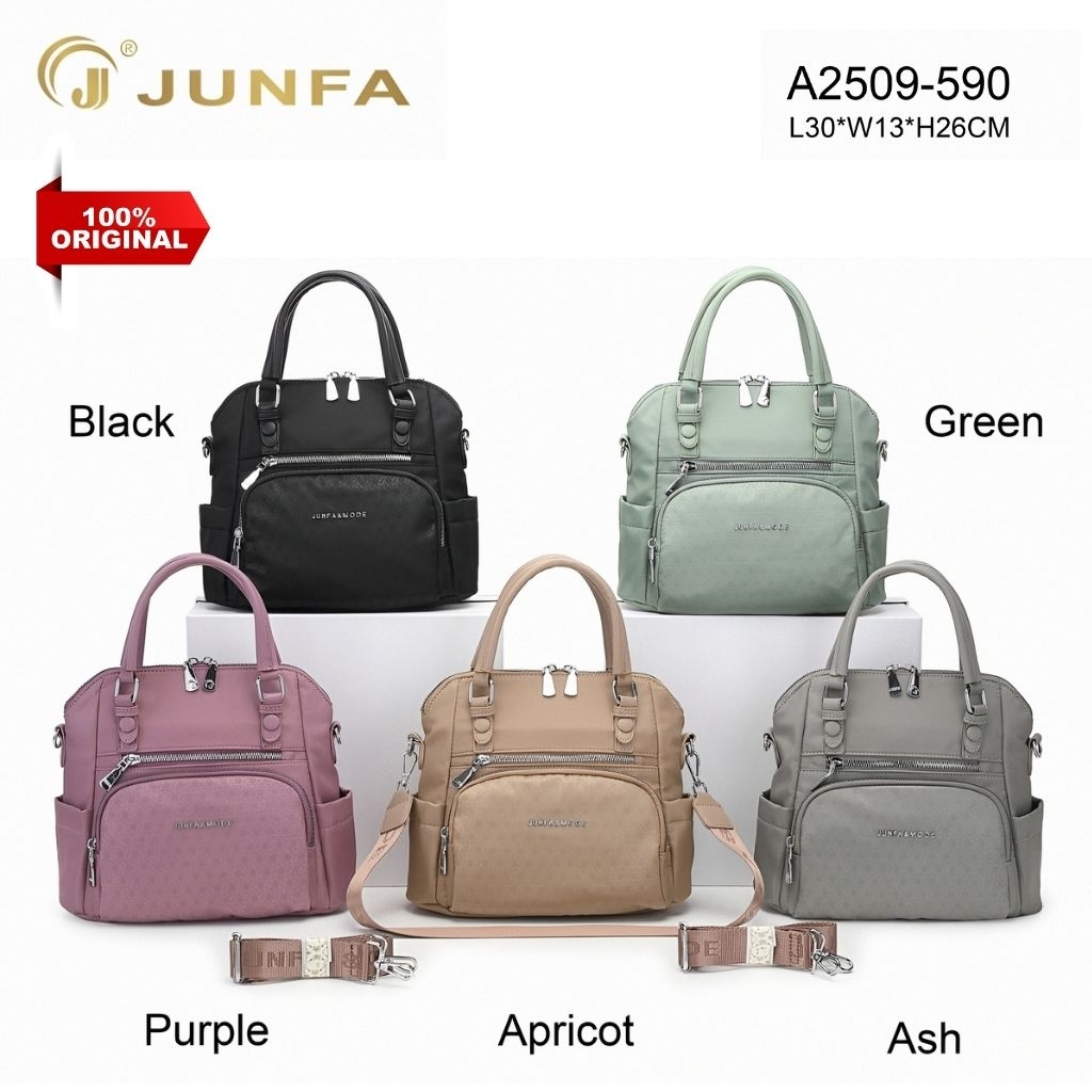 JUNFA Multipungsi-2509 Tas Selempang Jinjing Ransel 3 In 1 Junfa Real Pict