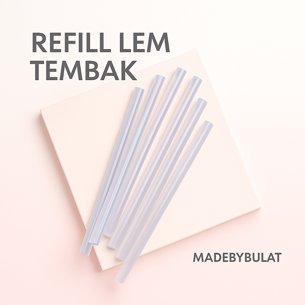 

MADEBYBULAT - REFILL ISI ULANG LEM TEMBAK GLUE GUN 7MM X 20CM