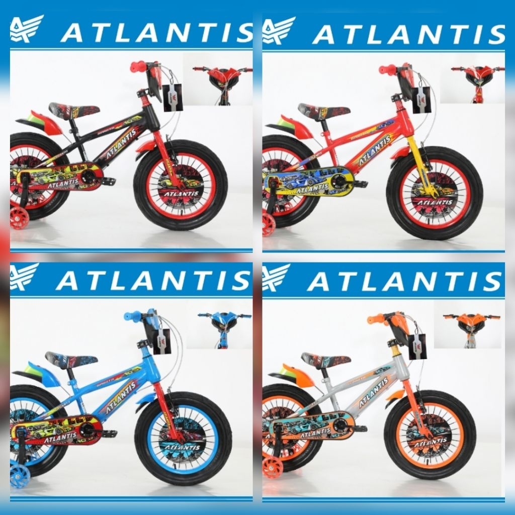 sepeda bmx 16x3.0 unity / atlantis