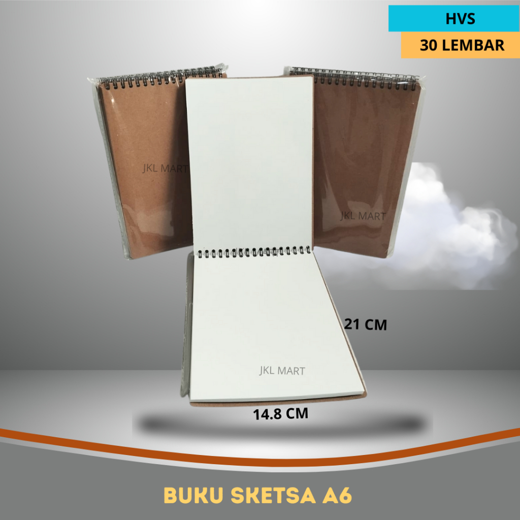 

SKETCHBOOK BUKU SKETSA A6 VERTIKAL 30 LEMBAR TEBAL DAN BERKUALITAS UNTUK MENGGAMBAR