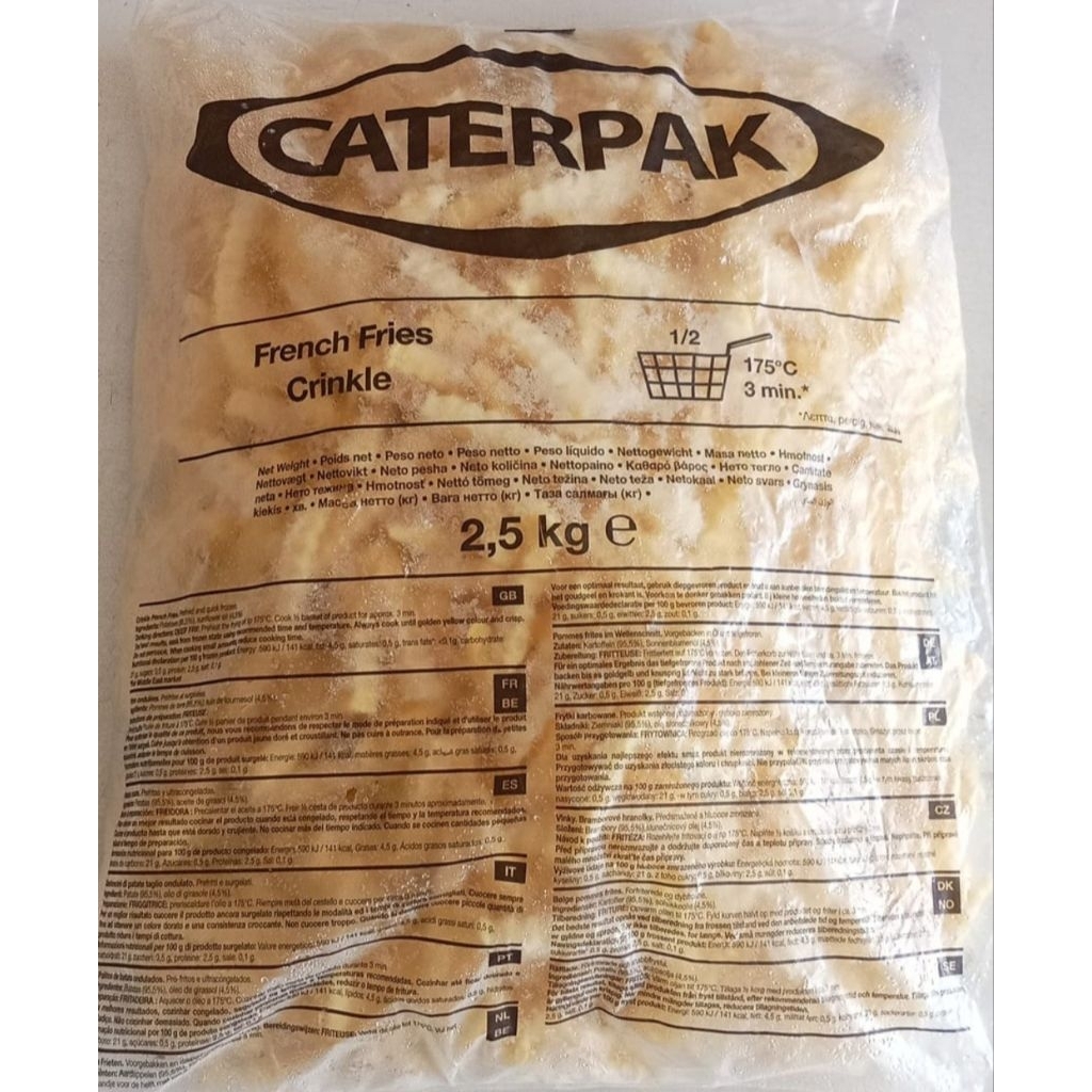 

Kentang Crinkle 2,5 kg