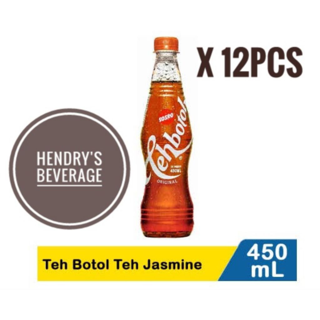 

Teh botol sosro pet 450ml 1karton isi 12pcs
