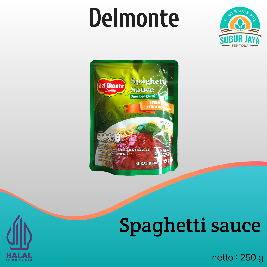 

Delmonte spaghetti sauce 250g / sauce spagheti 250g