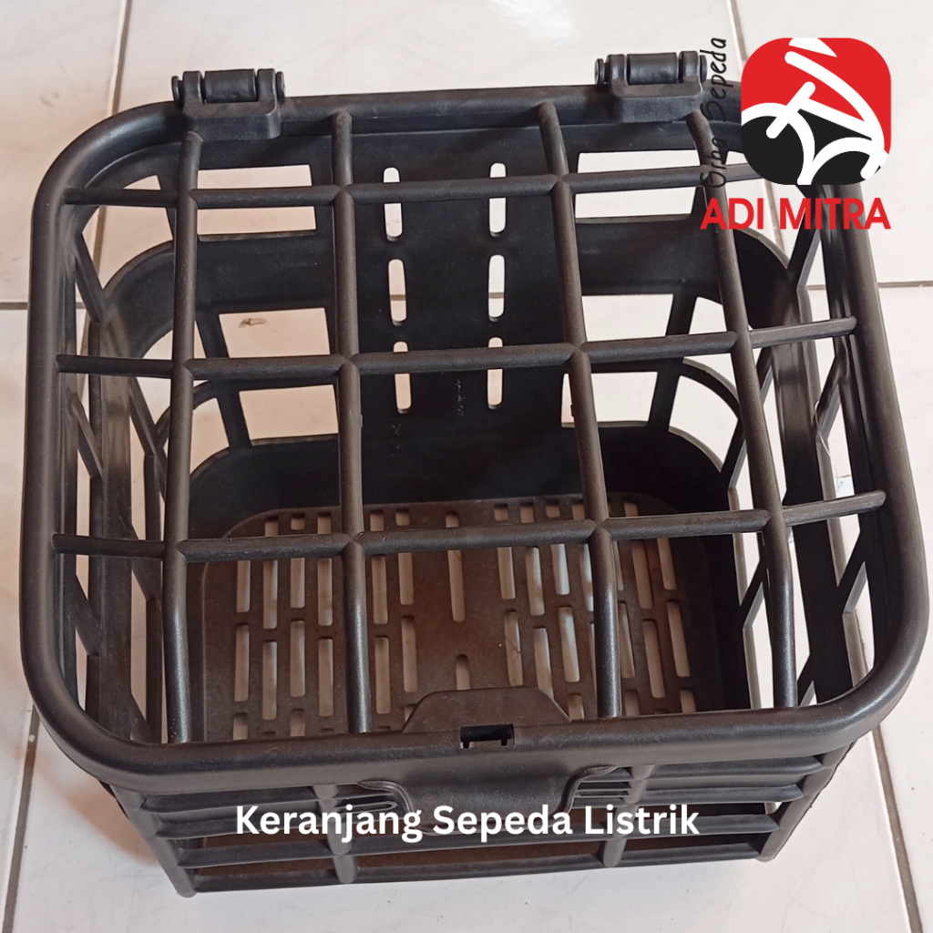 Keranjang Basket Untuk Sepeda Listrik Dengan Tutup