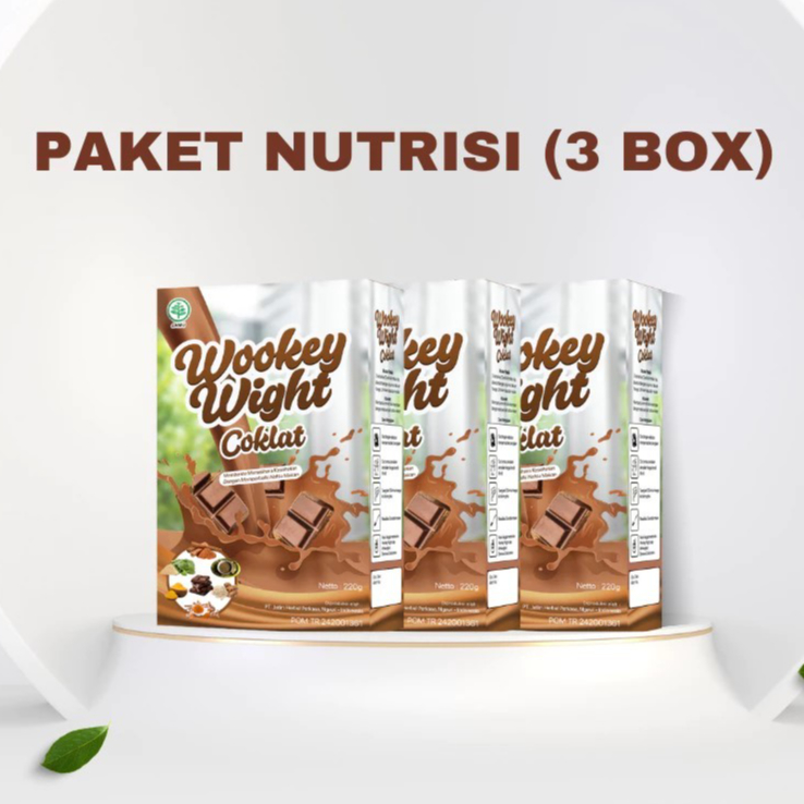 

PROMO TERMURAH 3 BOX!!! Wookey Weight - Susu Penambah Berat Badan Rasa Coklat Chocolate 3 Paket