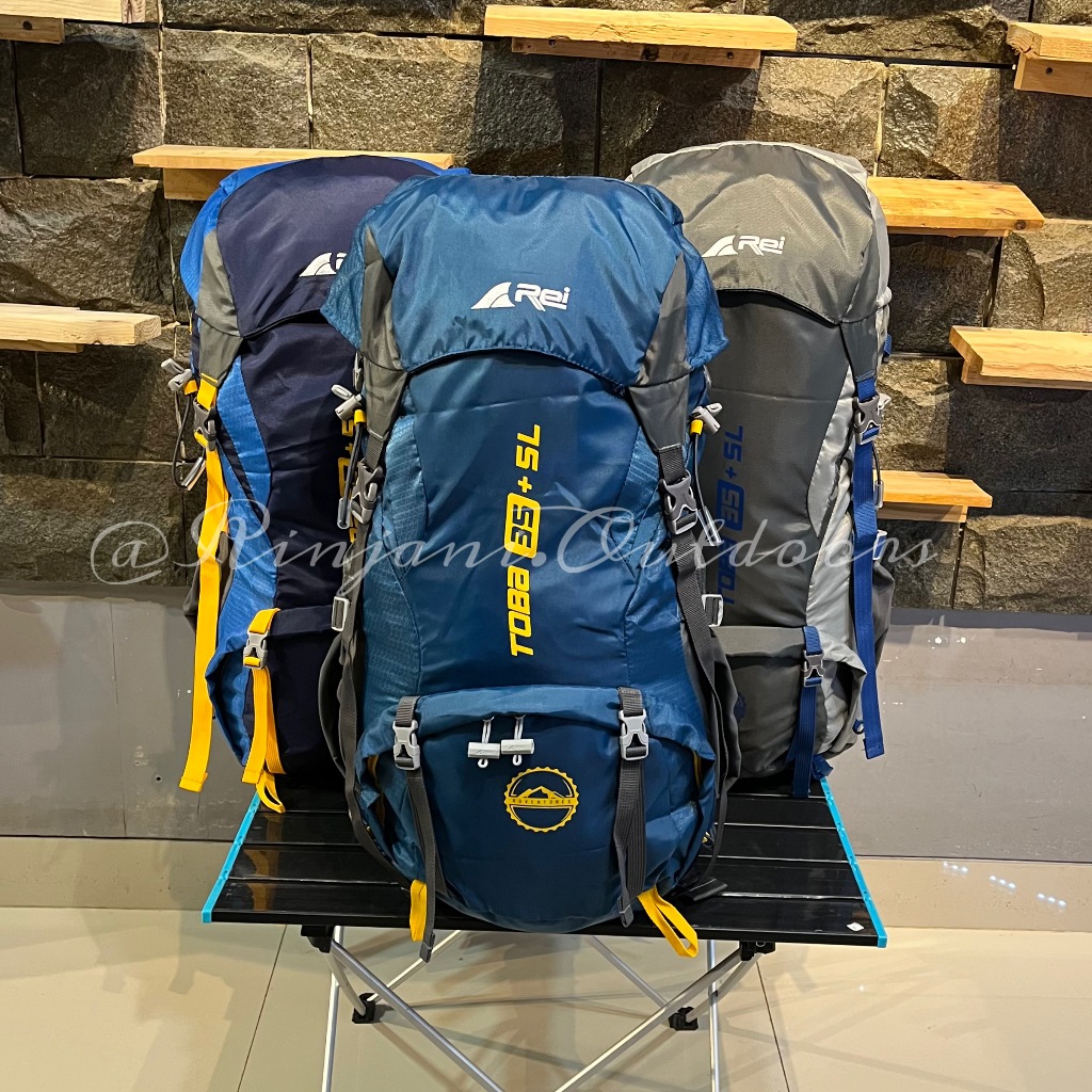 TAS GUNUNG TAS KERIR TAS CARRIER REI TOBA 35L+5L ORIGINAL CARRIER REI WOMEN TOBA 4OL AREI RUCKSACK
