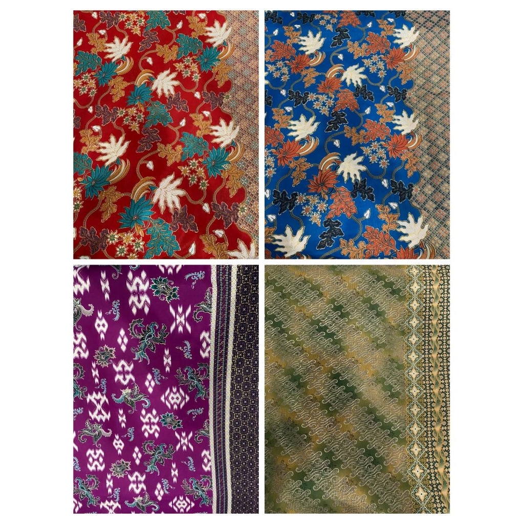 KAIN BATIK METERAN KAIN BATIK POIL METERAN BAHAN BATIK BESWAY POIL METERAN