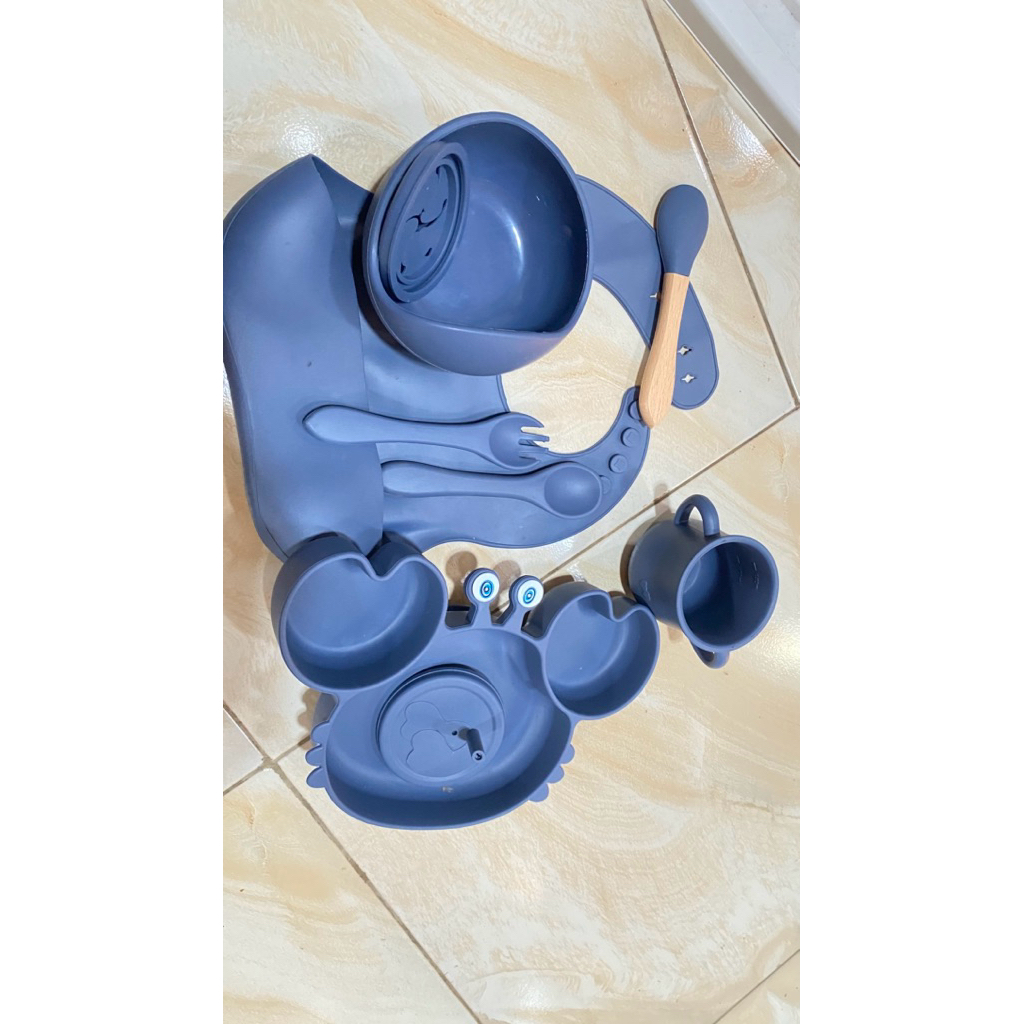 PRELOVED Set mpasi silicon