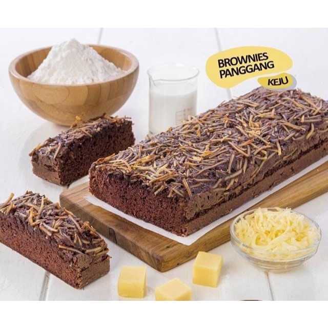 

Brownies Panggang firza Keju Bronis Ukuran 30×10CM