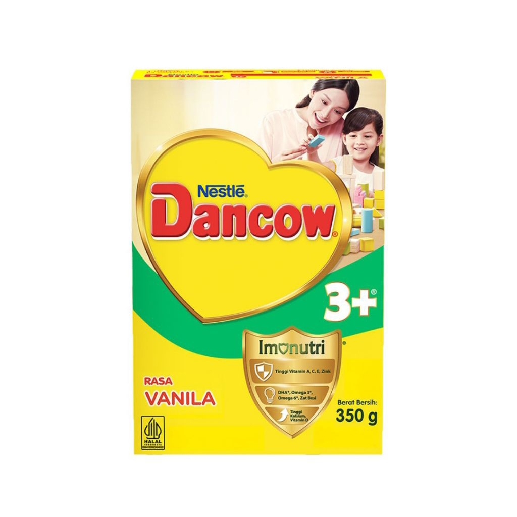 

Nestle Dancow 3+ Imunutri Susu Bubuk Pertumbuhan Anak 3-5 tahun Vanila 350 gr Vanila / Madu / Cokelat