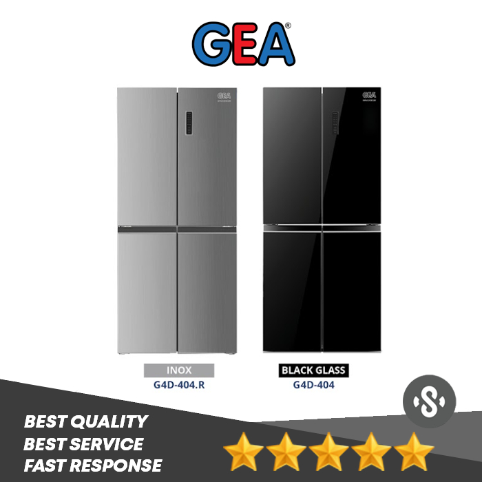 Kulkas Side By Side Gea G4D-404 / Kulkas Gea Inverter 4 Pintu
