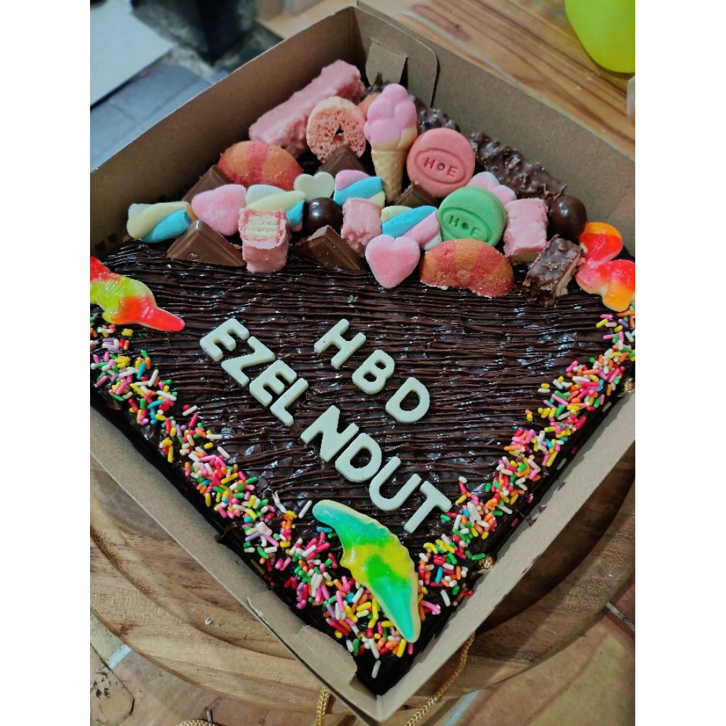 

Fudgy brownies ultah