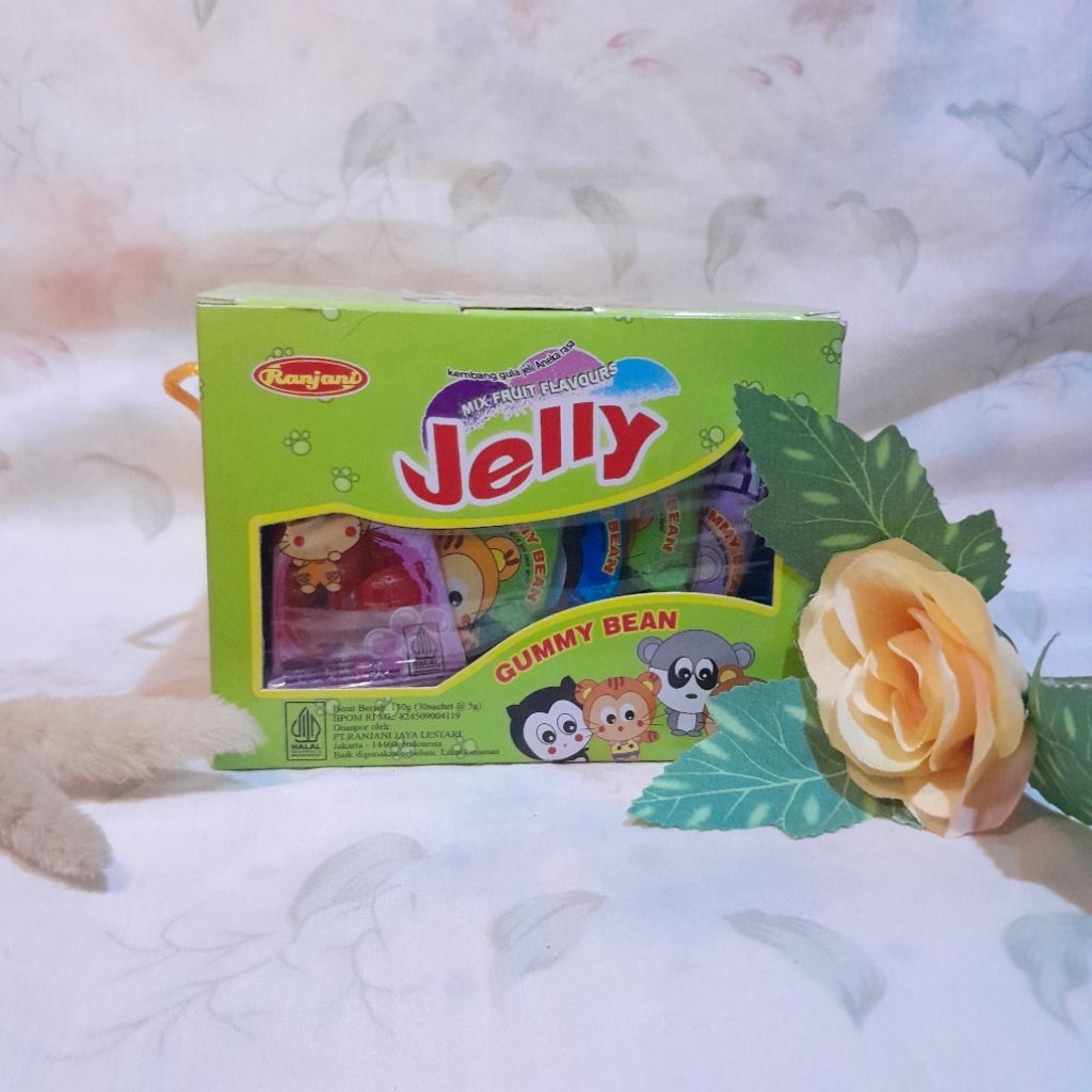 

MIX FRUIT JELLY / JELLY RASA BUAH / JELLY TAS / 1 BOX ISI 30 PCS