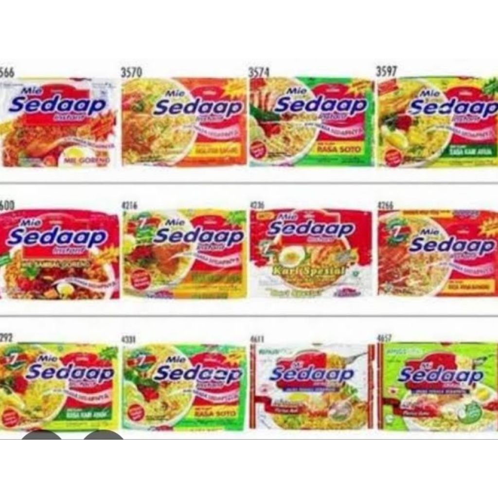 

MIE INSTAN MIE SEDAAP ALL VARIAN RASA 1pcs