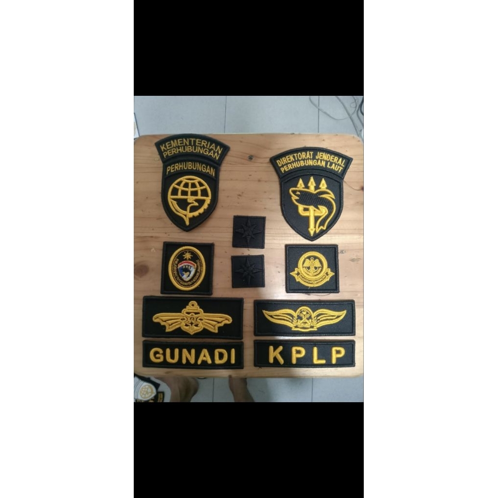 bordir kplp baru timbul satu set bordir atribut kplp timbul 3D