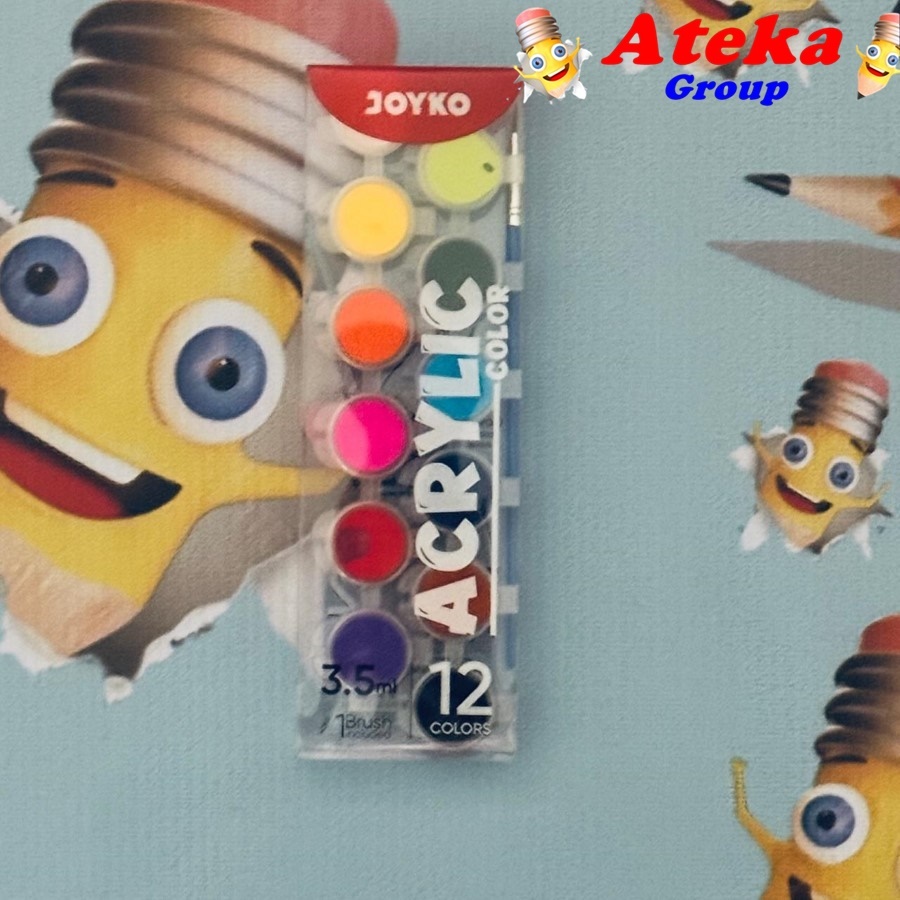 

[1 PCS] JOYKO CAT ACRYLIC 12 WARNA ACC-6-12