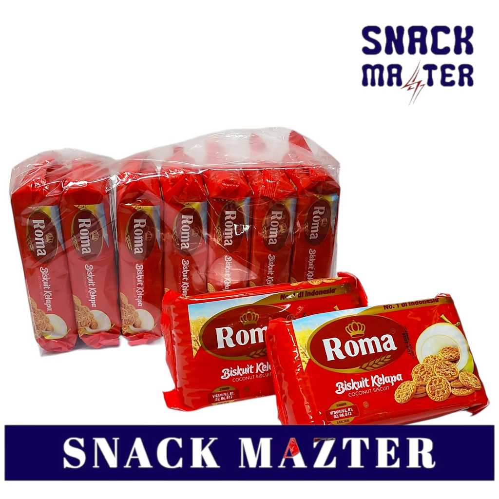 

Roma Biskuit Kelapa Family Pack BAG- Netto 300 gr x 7 Pack