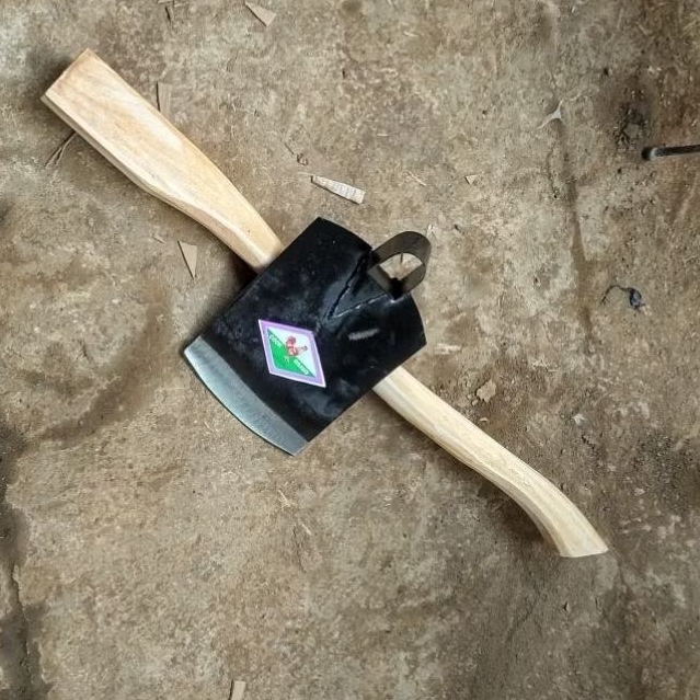 Cangkul Jago plus Gagang Cangkul Sawah Kebun Alat Pertanian