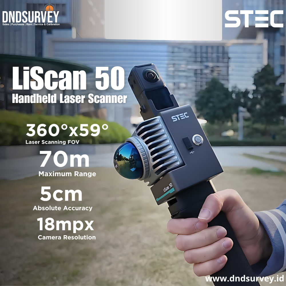 Lidar STEC Liscan 50 Teknologi LiDAR untuk Pemetaan Profesional