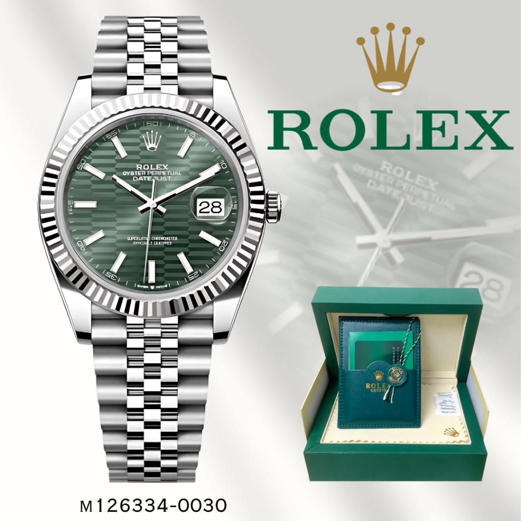 COD dan 100% Asli INCLUDE BOX Jam Tangan Rolex ORIGINAL 100% Seri Datejust Pria m126334-0030 Jam Tan