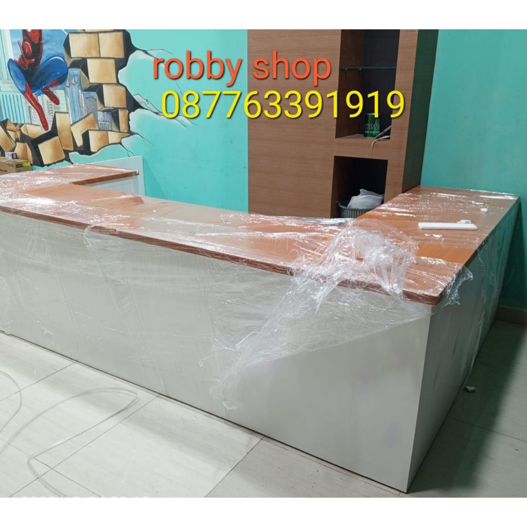 meja barista moderen costum hpl