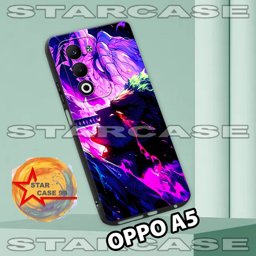 Softcase karet oppo a5 5g 2025/S7/Motif anime/casing oppo a5 5g 2025 terbaru