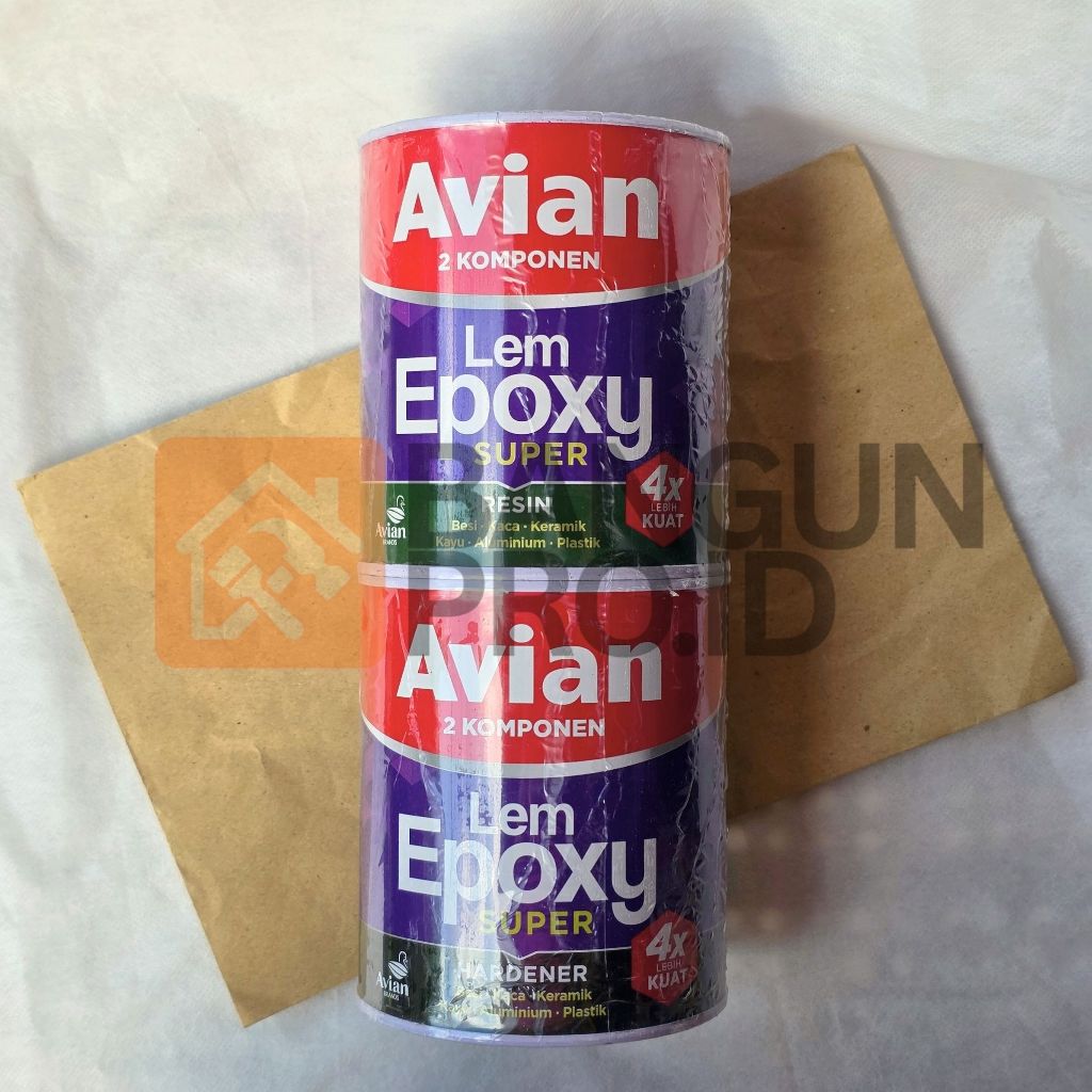 AVIAN LEM EPOXY SUPER 2 KOMPONEN / Lem Epoxy - 1.6KG / SET