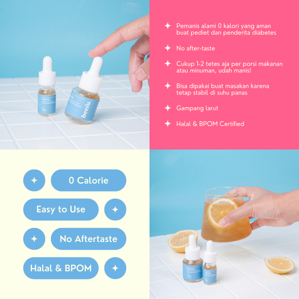 

Beeru Stevia Natural Sweetener - 5mL