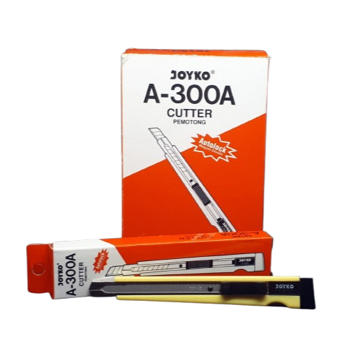 

CUTTER JOYKO KECIL A-300A PISAU PEMOTONG KERTAS 1 LUSIN
