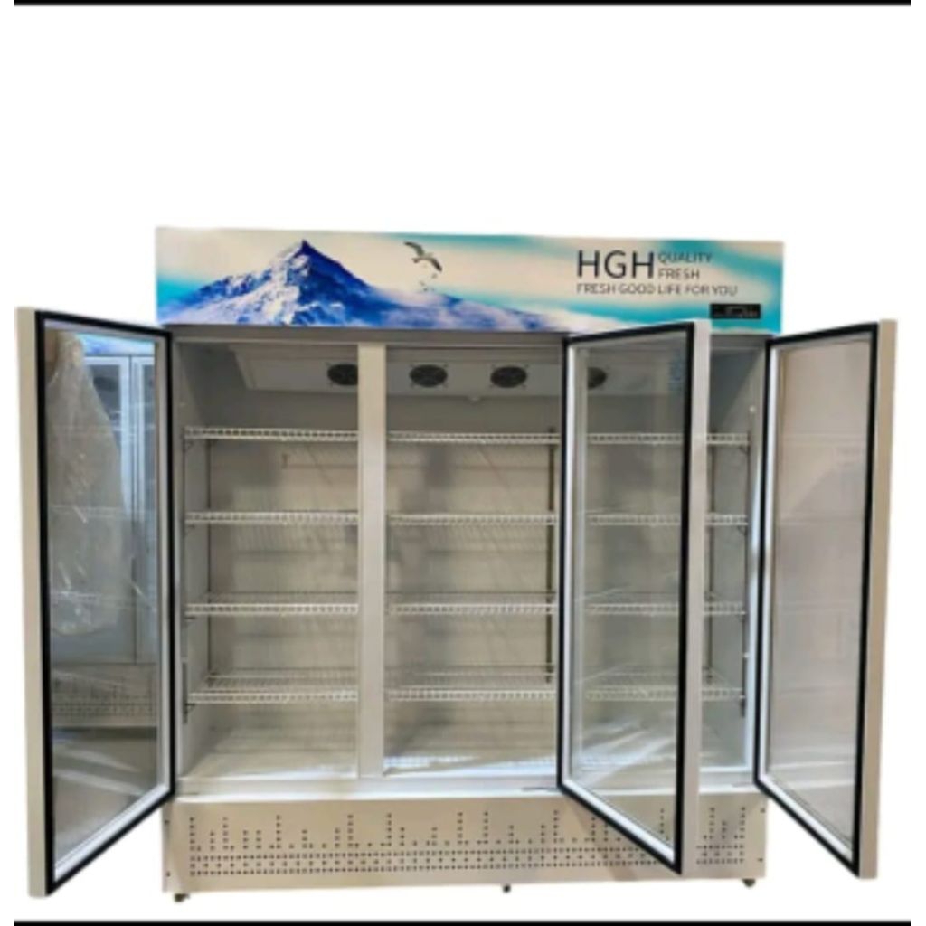 showcase HGH L1200/kulkas 3 pintu 12 rak