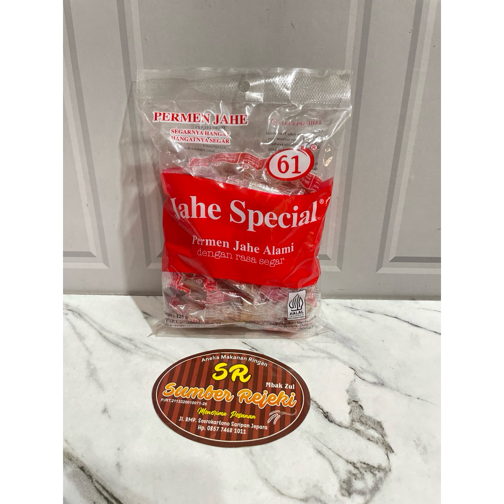

PERMEN JAHE SPECIAL DENGAN JAHE ALAMI ISI 125gram