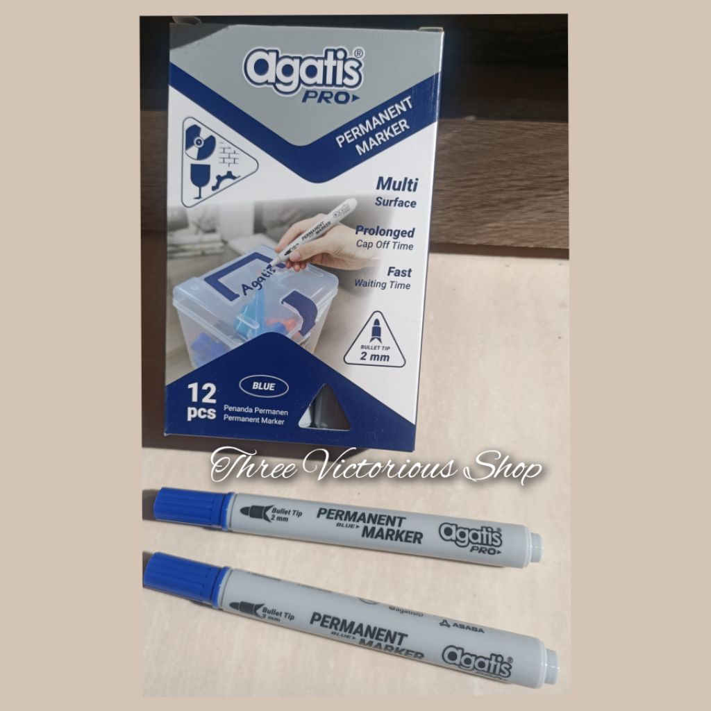 

Original Agatis Pro Spidol permanent marker per pack