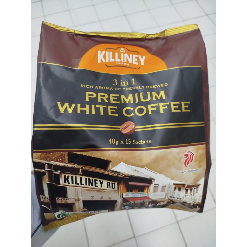 

KILLINEY PREMIUM 3IN1 WHT COFFEE 15'SX40GRAM