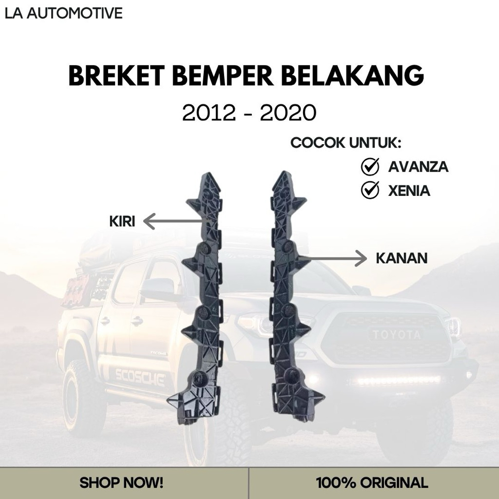 BREKET BEMPER BELAKANG AVANZA XENIA 2012-2020
