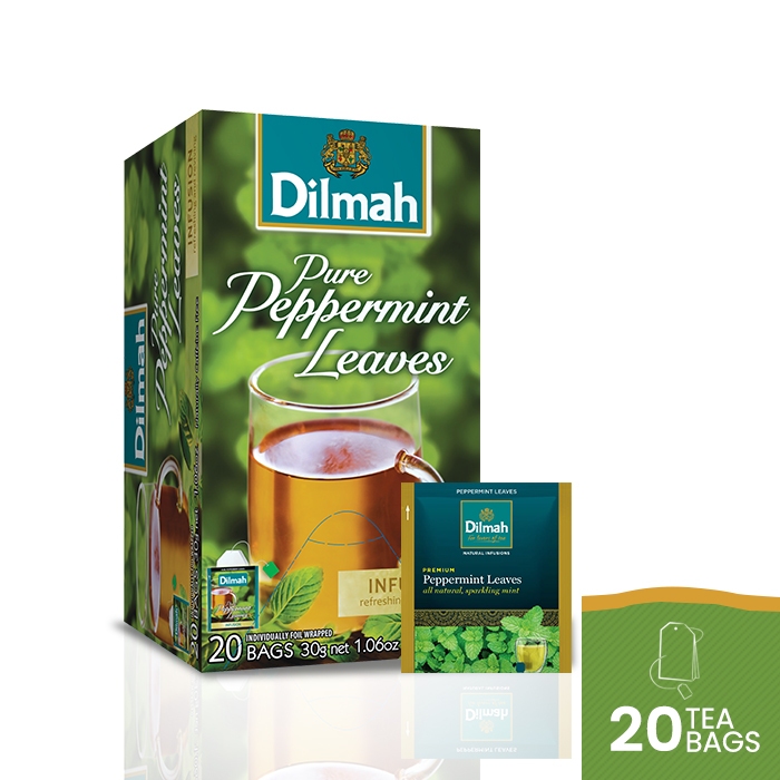 

[oddsolshop] pekanbaru/Dilmah Pure Peppermint Leaves Tea 20 Envelopes / Amplop Infusion