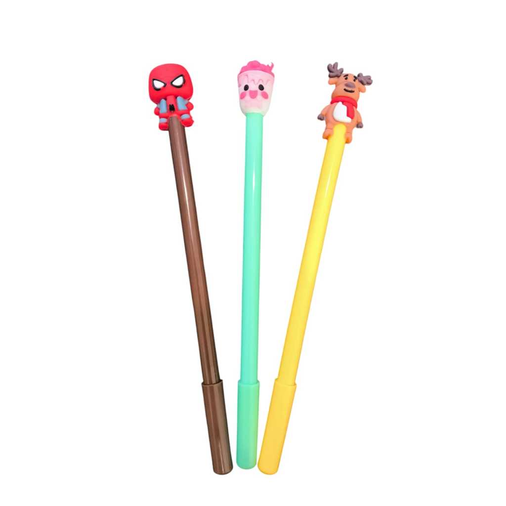 

(COD BISA) BOLPEL GEL / PULPEN GEL KARAKTER LUCU / PENA KARAKTER LUCU / PULPEN LUCU UNIK