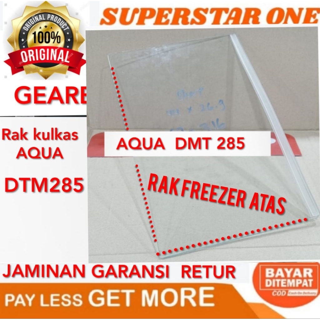 RAK FREEZER ATAS  AQUA DTM 285CB Rak freezer aqua DTM 285CB FAK AQUA