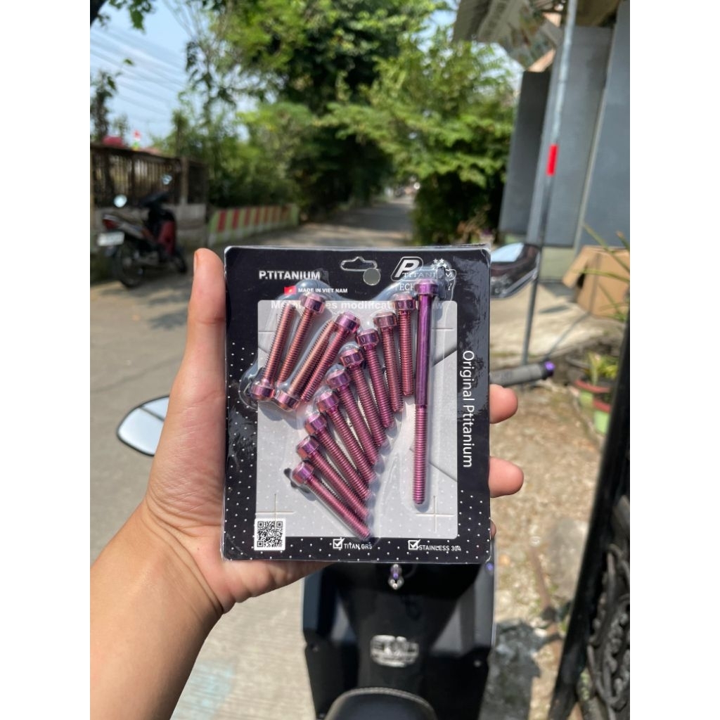 Baut Full CVT Beat Scoopy Beat Titanium Original Vietnam