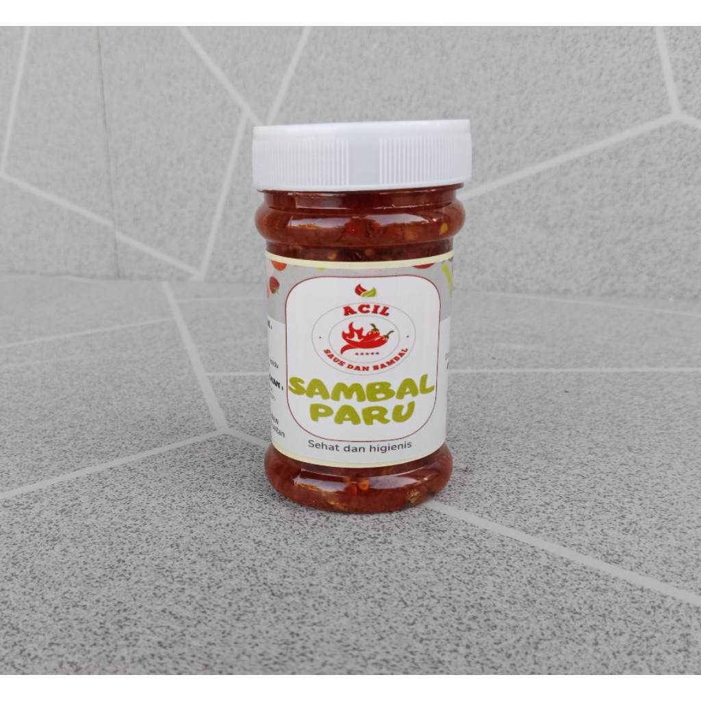 

sambal paru sapi, sambal acil, paru sapi segar