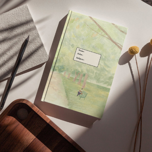 

[ Isi 10 Lembar ] Sampul Buku Custom Nama Aesthetic