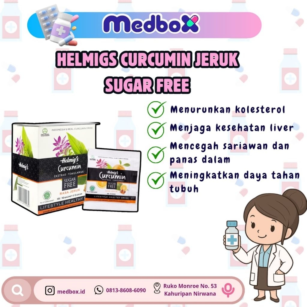 

Helmigs Sugar Free Rasa Orange / Mango Isi 10 Sachet