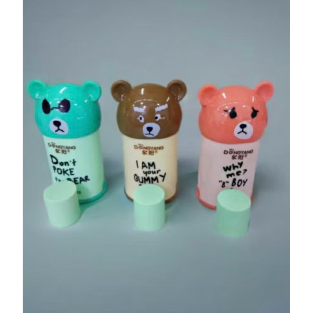 

Serutan Pensil Motif Beruang / Rautan pensil karakter lucu set penghapus