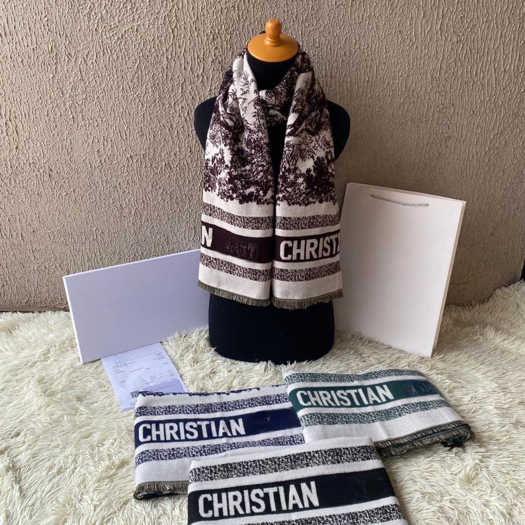 LUXYBAG LX4064 SELENDANG WANITA SCARF / SYAL BRANDED FULL SET LENGKAP PAPERBAG + BOX + FAKEBILL IMPO